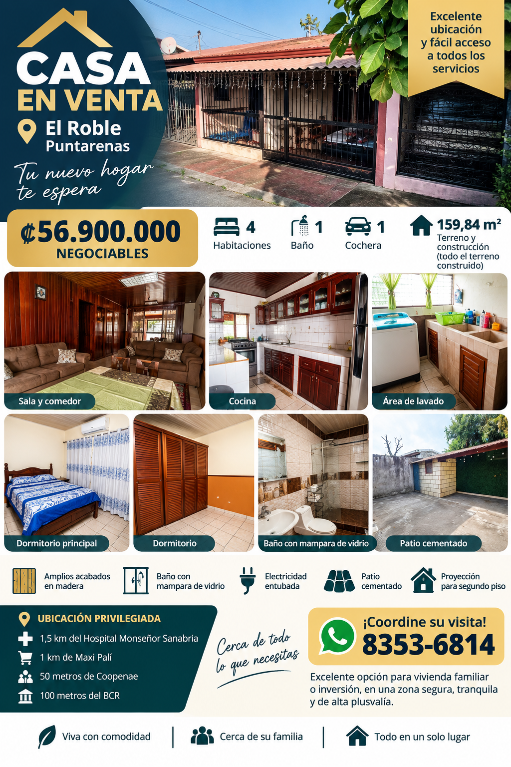 Casa en El Roble