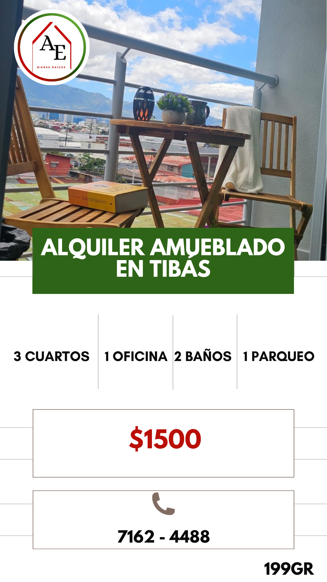 Apartamento en Cinco Esquinas