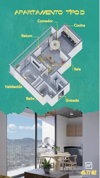Apartamento en Pavas