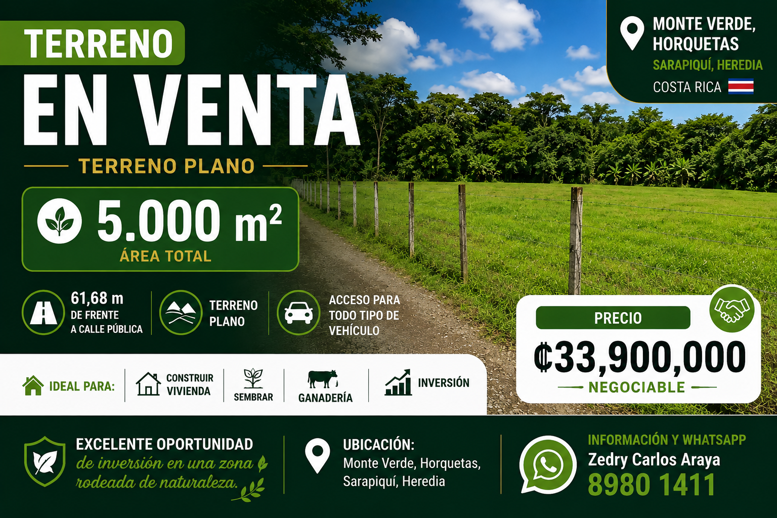 Land at Horquetas