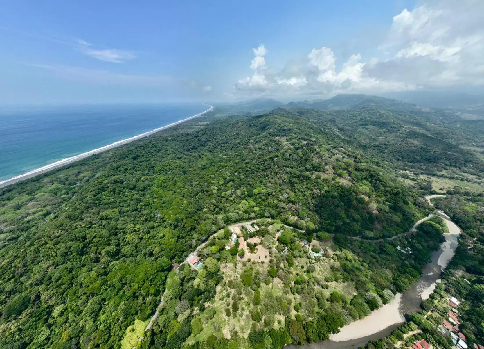 Land at Bahía Ballena