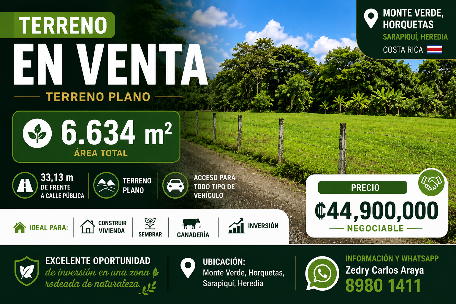 Land at Horquetas