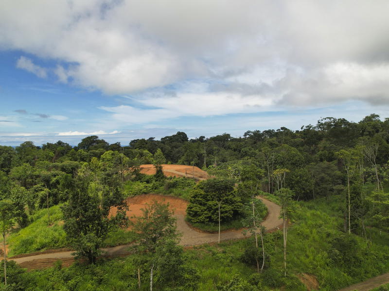 Land at Bahía Ballena