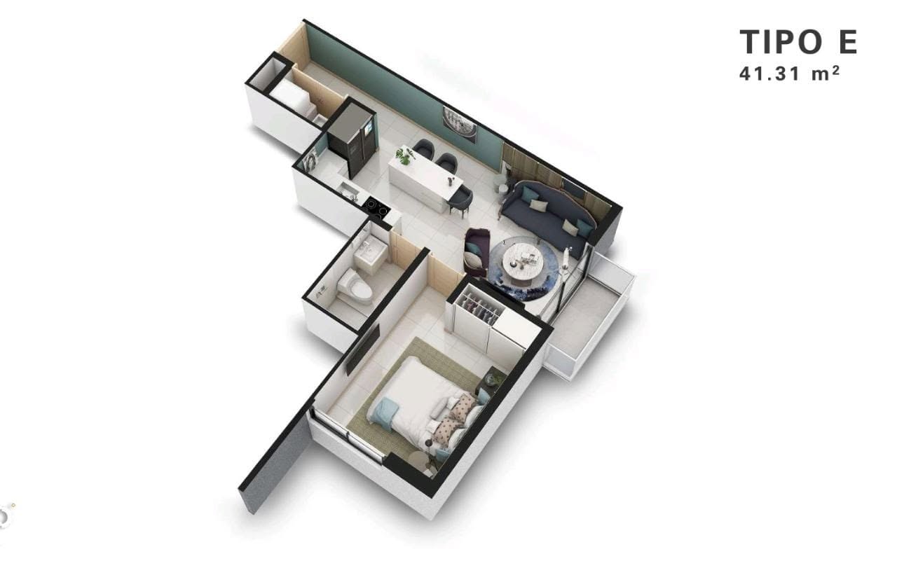 Apartamento en Núcleo Sabana