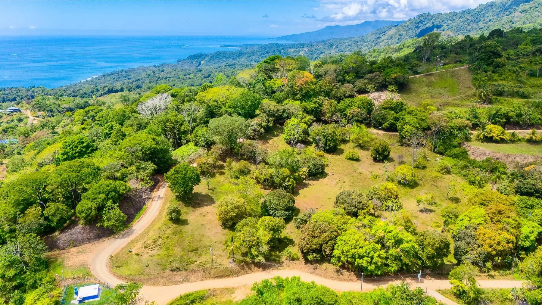 Land at Bahía Ballena