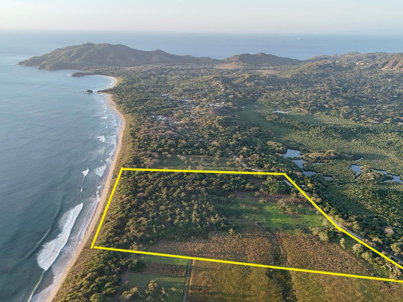 40-Acre Titled Beachfront Development Opportunity in Playa Grande