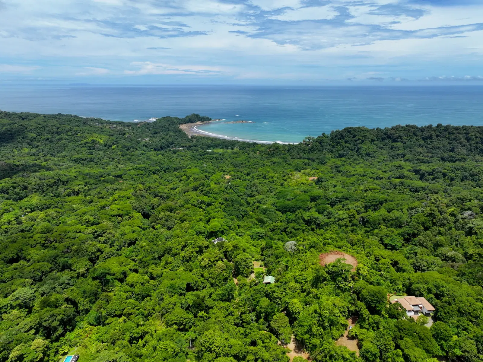 Land at Bahía Ballena
