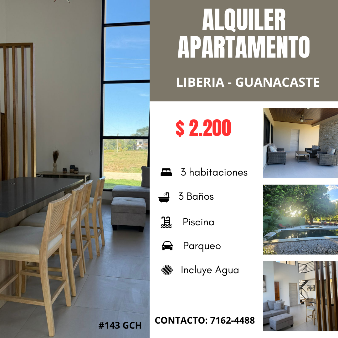 Apartamento en Liberia